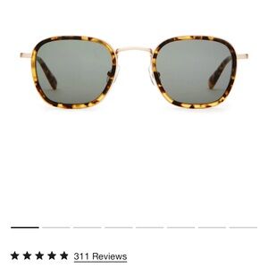 Crap Eyewear Tortoise Frame Sunglasses